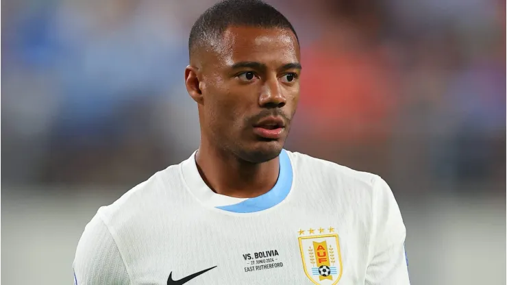 Nicolás De La Cruz durante partida entre Uruguai e Bolívia, pela Copa América. Foto: Rich Graessle