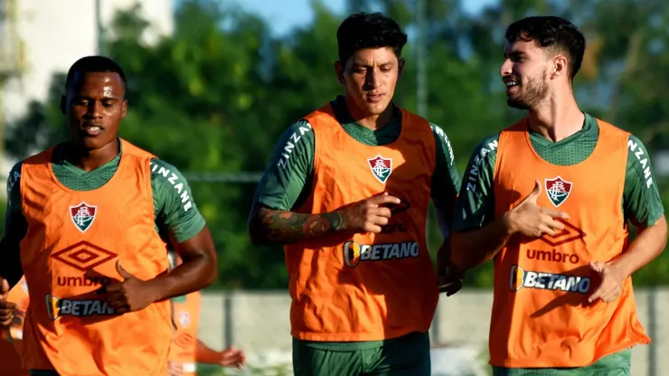 Martinelli (à direita) foi aprovado por Abel Ferreira no Palmeiras - Foto: Mailson Santana/FFC
