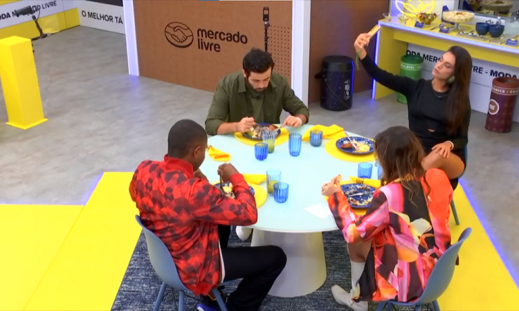 Davi, Matteus, Alane e Beatriz participam do Almoço do Anjo