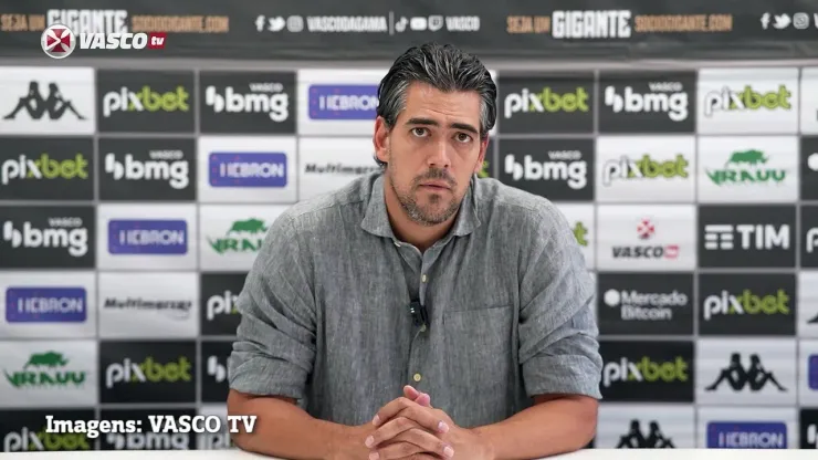 Foto: Reprodução/Vasco TV - Paulo Bracks, dirigente do Santos