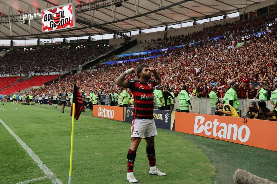 Gabriel Barbosa voltou a marcar em um momento decisivo para o Flamengo Gabriel Barbosa voltou a marcar em um momento decisivo para o Flamengo