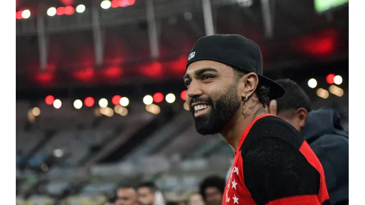 Gabigol jogador do Flamengo antes da partida contra o Atlético-MG no Maracanã pelo Campeonato Brasileiro A 2024. Foto: Thiago Ribeiro/AGIF