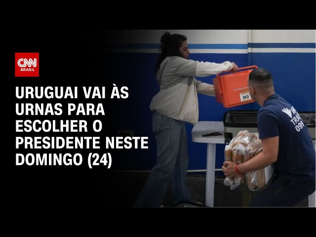 Uruguai vai às urnas para escolher o presidente neste domingo (24) | AGORA CNN