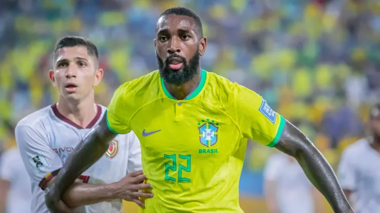 Gerson jogador da Seleção Brasileira durante partida contra o Venezuela. Foto: Fernando Teramatsu/AGIF