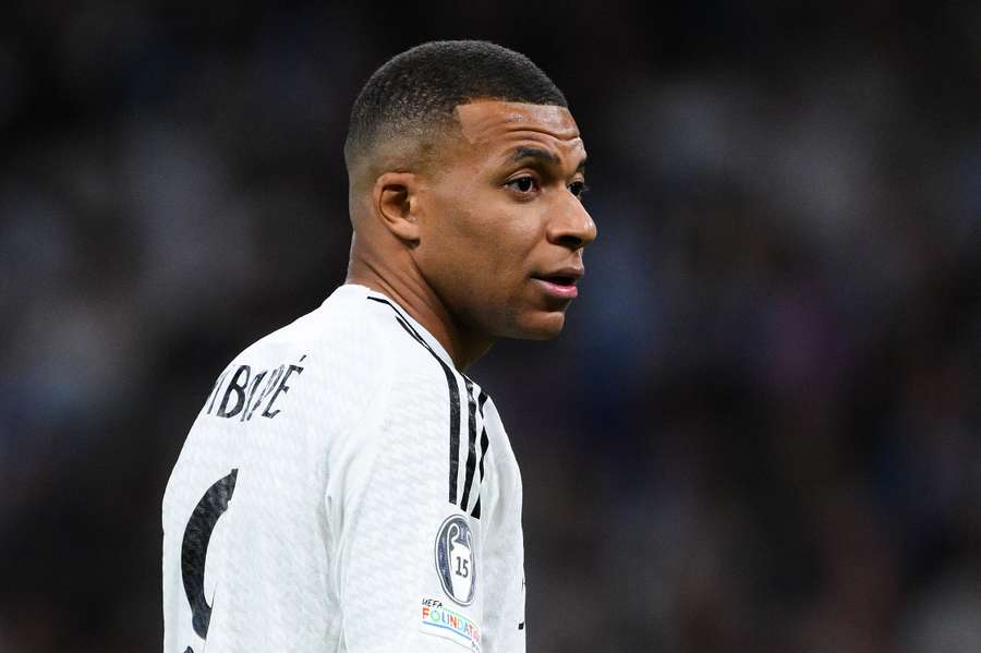 Mbappé fez 8 gols com a camisa do Real Madrid Mbappé fez 8 gols com a camisa do Real Madrid