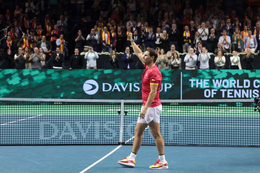 Nadal se despediu das quadras nesta terça (19), em Málaga Nadal se despediu das quadras nesta terça (19), em Málaga