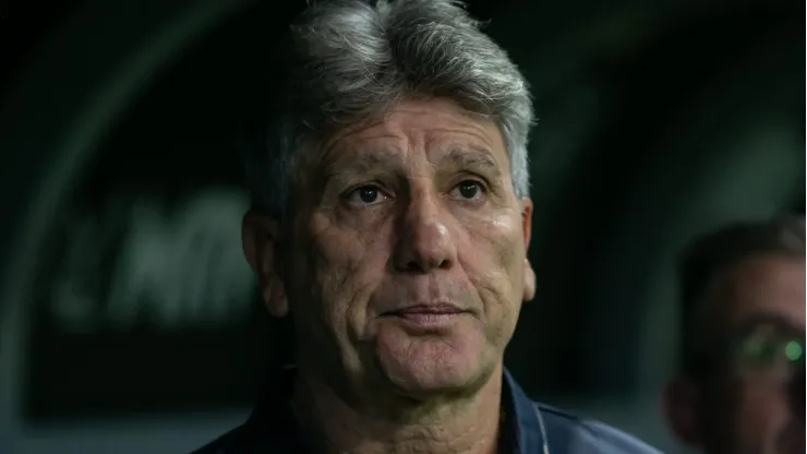Renato Gaúcho durante partida entre Atlético-MG X Grêmio, pelo Campeonato Brasileiro.