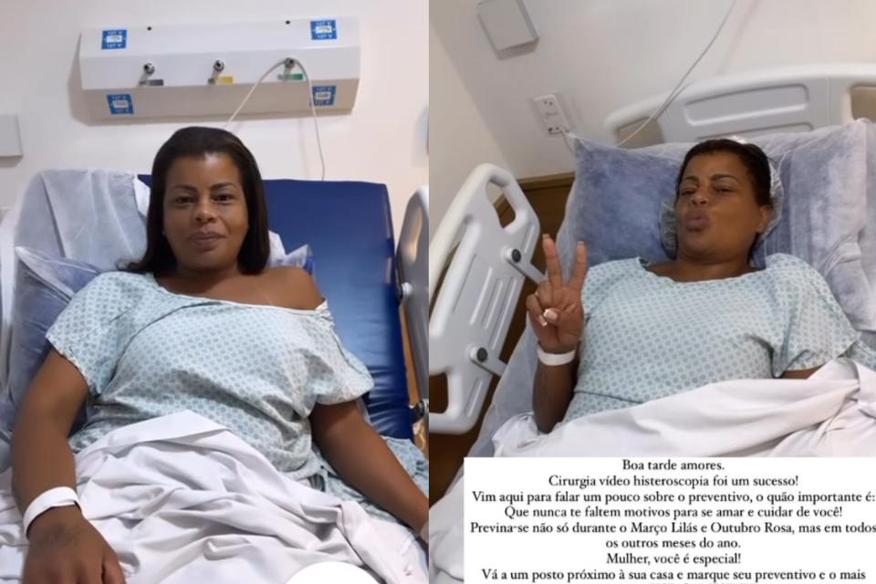 Tati Quebra Barraco faz procedimento no útero e alerta sobre prevenção Tati Quebra Barraco faz procedimento no útero e alerta sobre prevenção