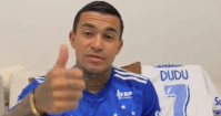Anunciado pelo Cruzeiro, Dudu fala pela primeira vez após retorno e manda recado