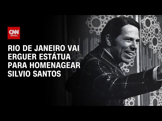 Rio de Janeiro vai erguer estátua para homenagear Silvio Santos | LIVE CNN