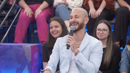 Sobre as novelas, “Alma Gêmea” e “Tieta” ensinam como se faz 3 (Fred Bruno durante visita ao ‘Altas Horas’ / Dvulgação)