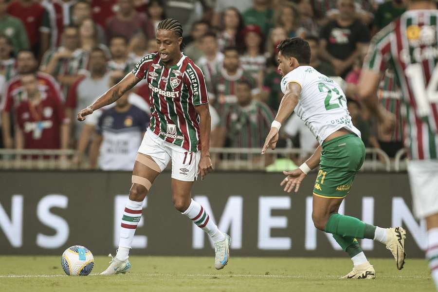 Keno entrou no intervalo e mudou o jogo para o Flu Keno entrou no intervalo e mudou o jogo para o Flu