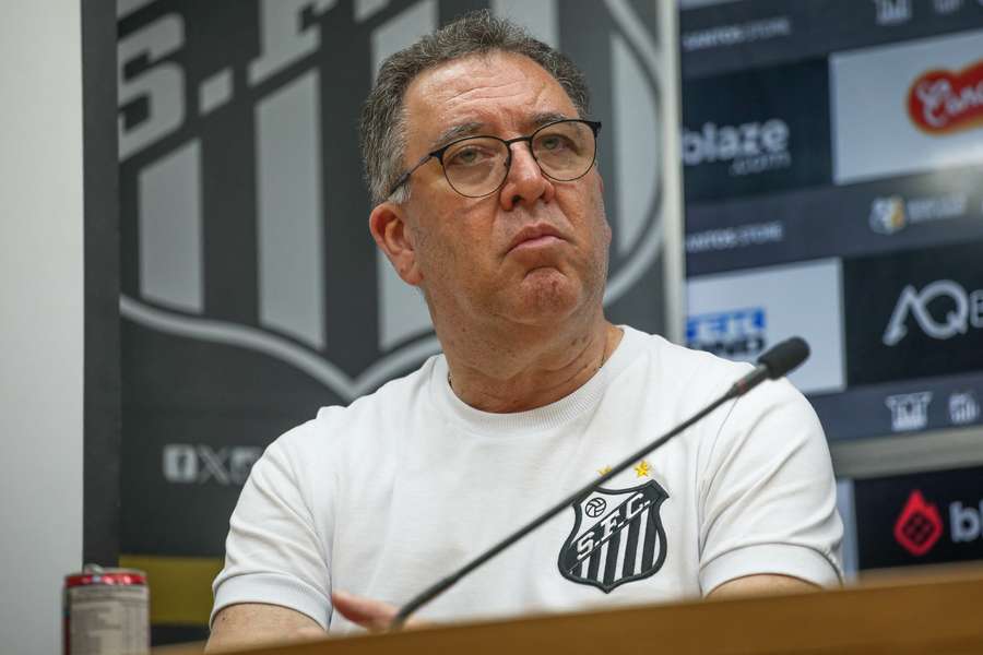Marcelo Teixeira, presidente do Santos Marcelo Teixeira, presidente do Santos