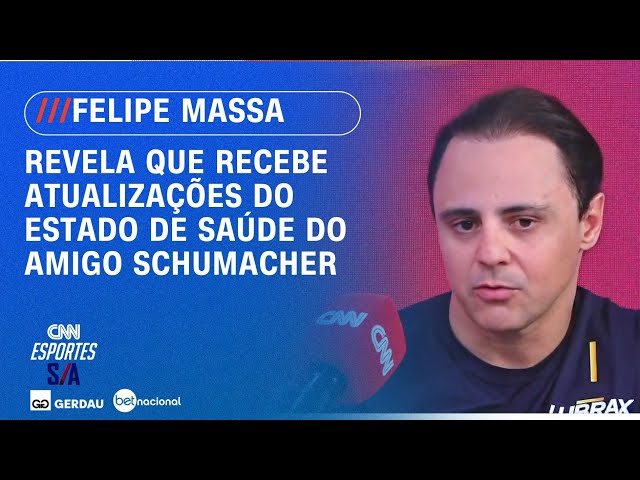 Massa revela que recebe atualizações do estado de saúde do amigo Schumacher | CNN ESPORTES S/A