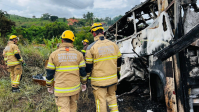 Corpo das 39 vítimas do acidente em MG são levados para Belo Horizonte