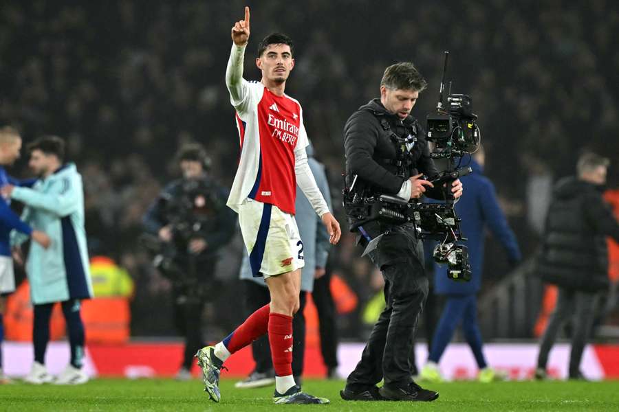Havertz é o artilheiro do Arsenal na temporada, com 12 gols marcados Havertz é o artilheiro do Arsenal na temporada, com 12 gols marcados