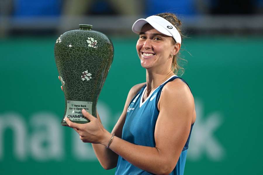 Bia Haddad foi campeã do WTA 500 de Seul em 2024 Bia Haddad foi campeã do WTA 500 de Seul em 2024
