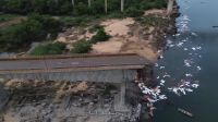 Motorista da carreta com ácido sulfúrico é a 4º vítima da queda de ponte Tocantins e Maranhão