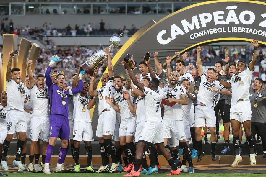 O Botafogo é o atual campeão da Libertadores O Botafogo é o atual campeão da Libertadores