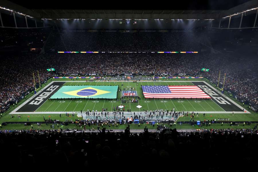 A NFL veio ao Brasil pela primeira vez em 2024 A NFL veio ao Brasil pela primeira vez em 2024