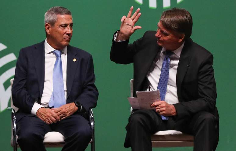 O general Braga Netto foi candidato a vice na chapa de Bolsonaro, em 2022