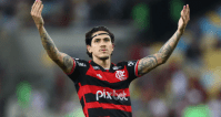 Pedro, do Flamengo, realiza atividades de recuperação no Ninho do Urubu
