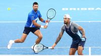 Djokovic e Kyrgios são eliminados nas duplas em Brisbane