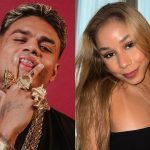 Flávia Saraiva desconversa ao ser questionada se já ficou com MC Cabelinho Flávia Saraiva desconversa ao ser questionada se já ficou com MC Cabelinho