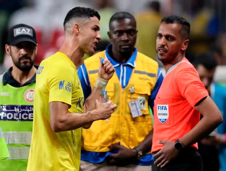 Cristiano Ronaldo em final da Supercopa Saudita (Divulgação)