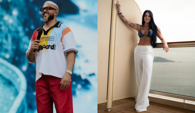 Belo e Rayane Figliuzzi