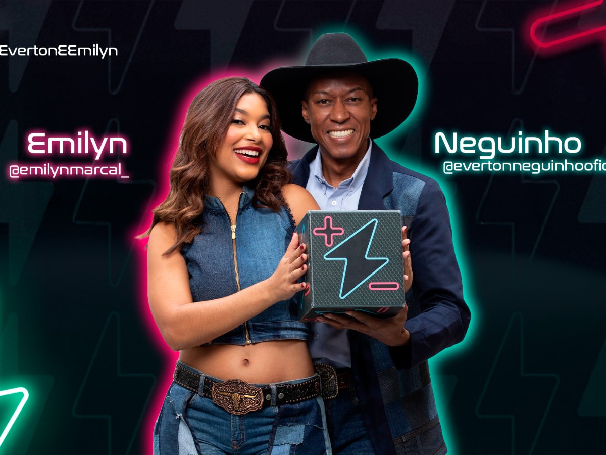 Emilyn e Neguinho - Foto: Divulgação/Record